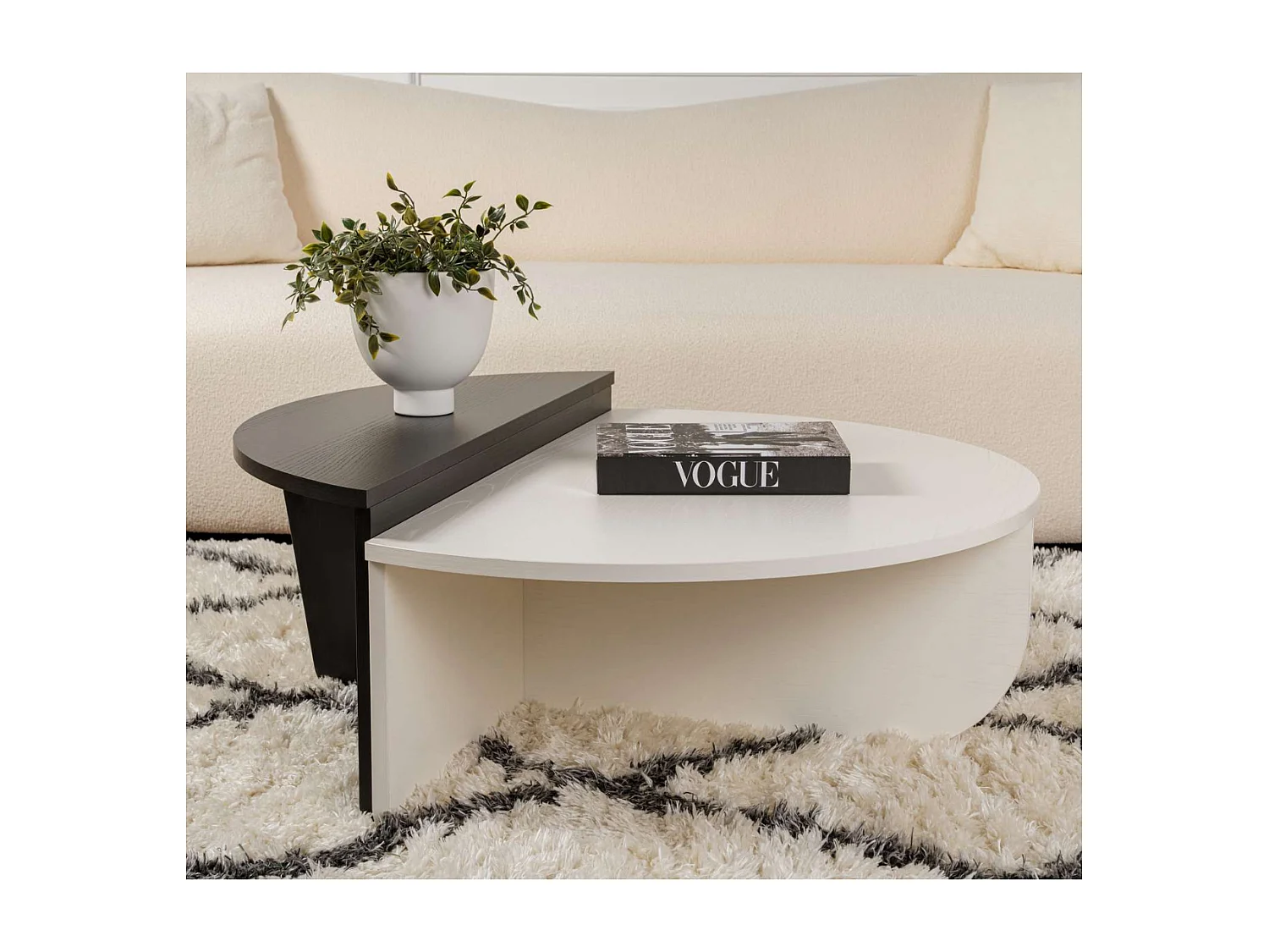 Lot de 2 tables basses L90 cm - ORION