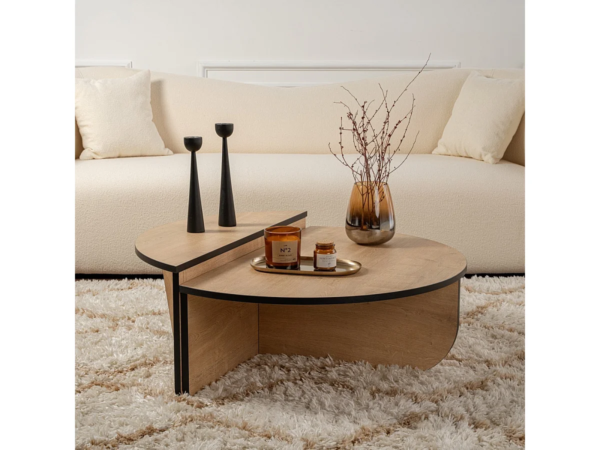 Lot de 2 tables basses L90 cm - ORION