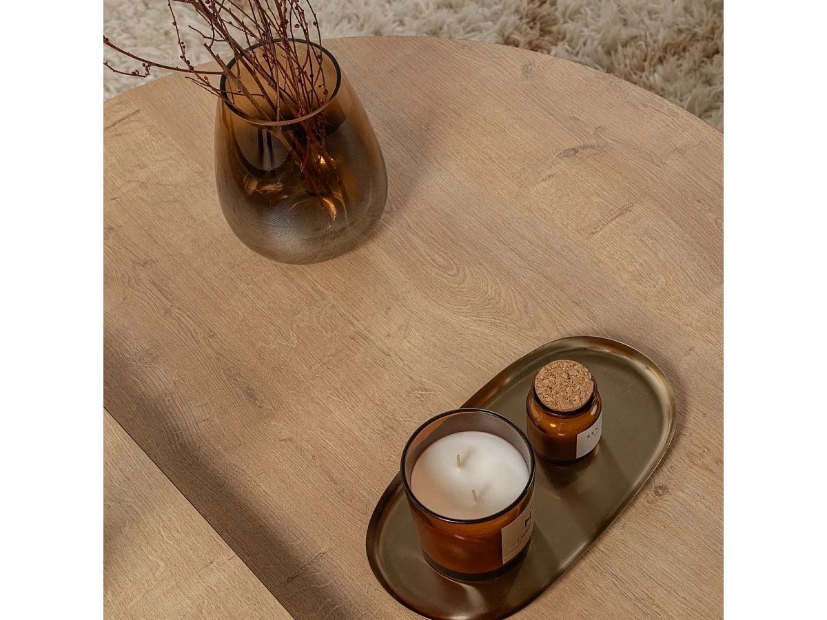 Lot de 2 tables basses L90 cm - ORION