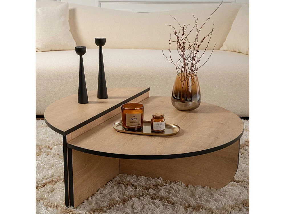 Lot de 2 tables basses L90 cm - ORION