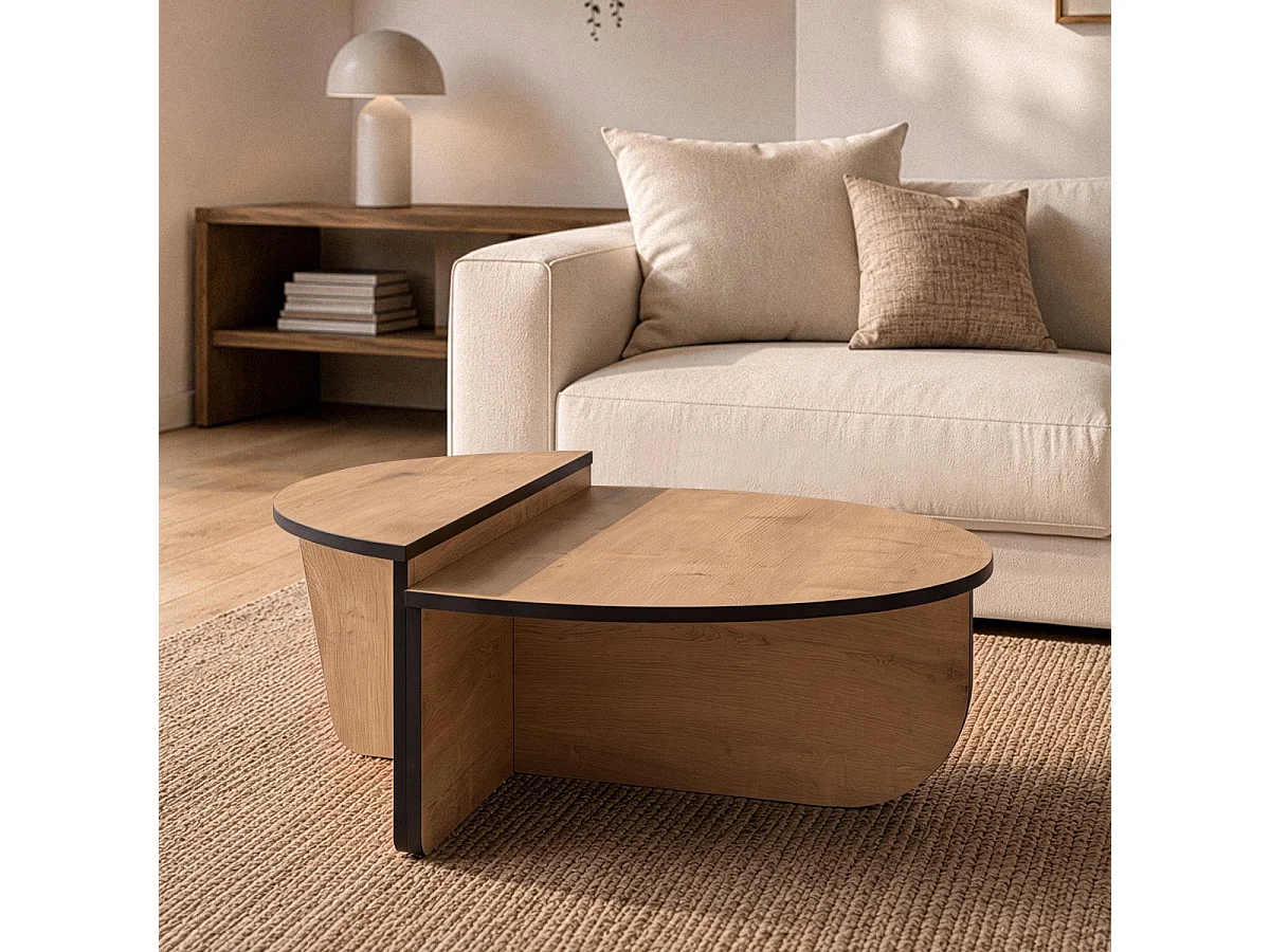Lot de 2 tables basses L90 cm - ORION