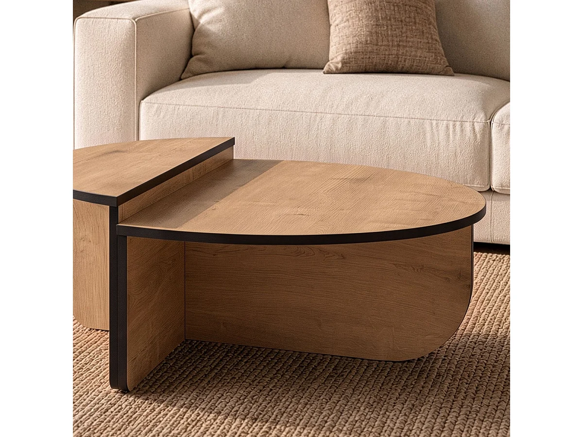 Lot de 2 tables basses L90 cm - ORION