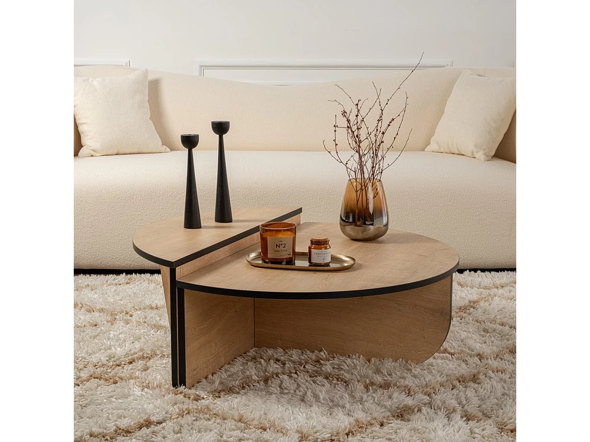 Lot de 2 tables basses L90 cm - ORION