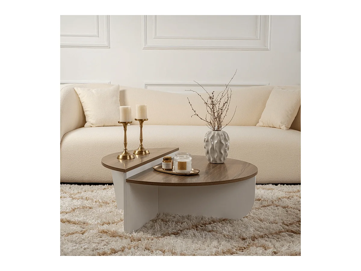 Lot de 2 tables basses L90 cm - ORION