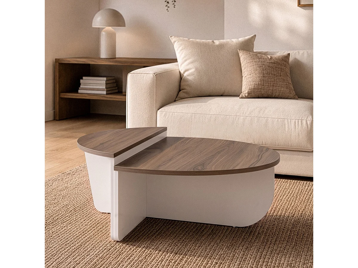 Lot de 2 tables basses L90 cm - ORION