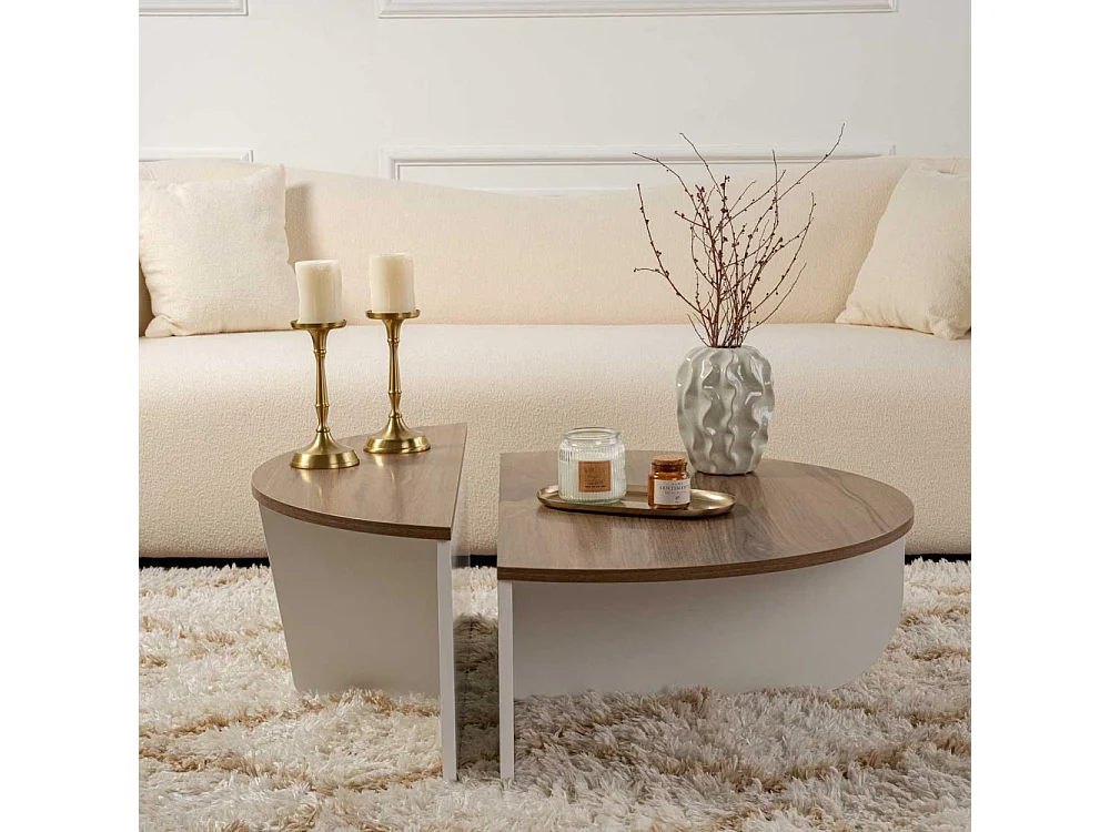 Lot de 2 tables basses L90 cm - ORION