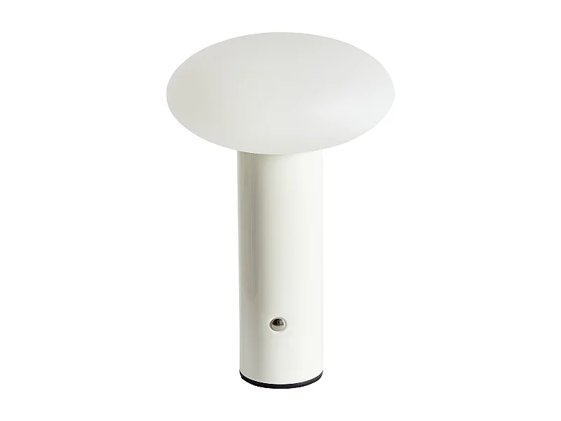 Candeeiro de mesa LED sem fios BUAYAN Com regulador de intensidade Metal Branco