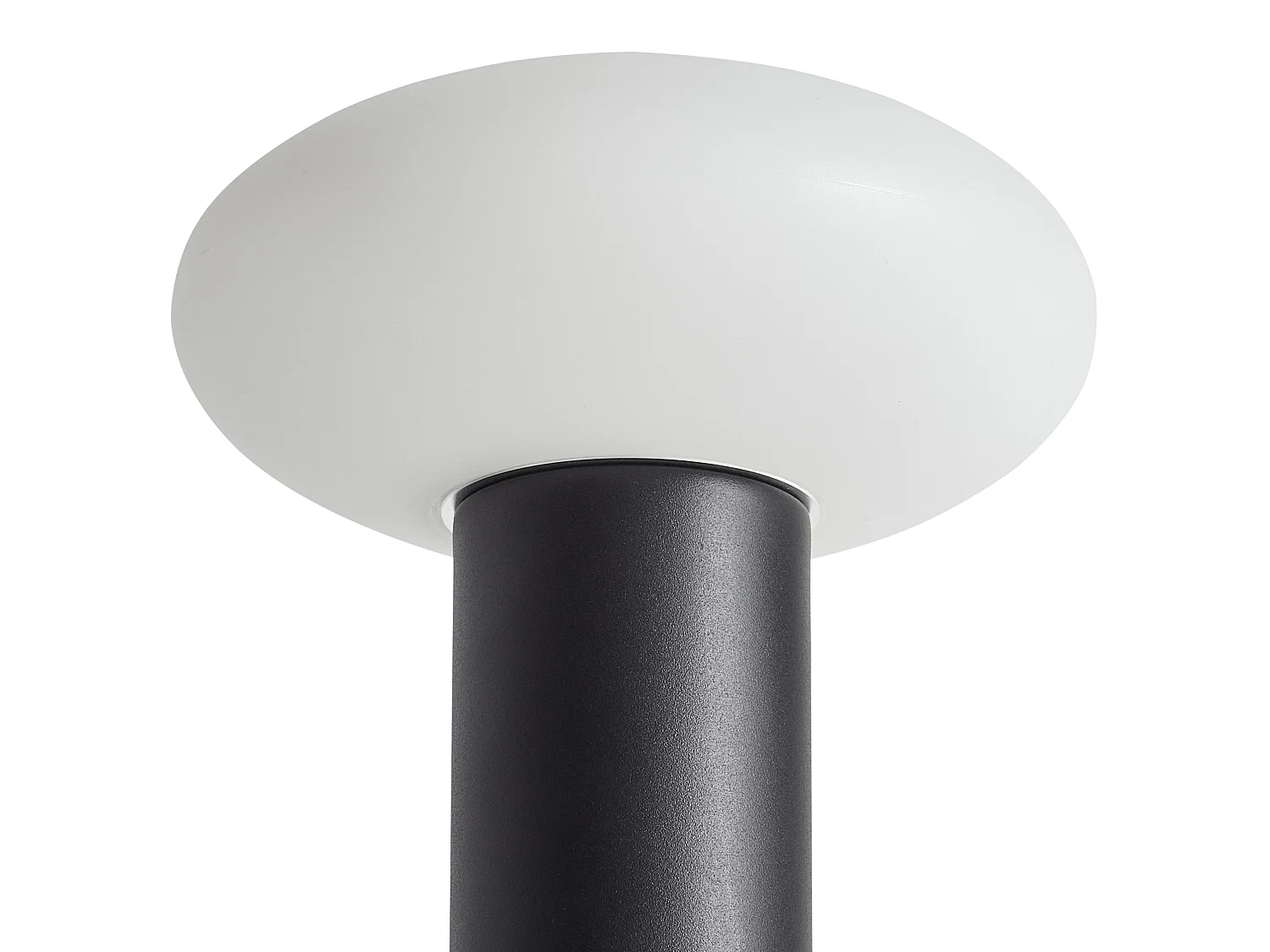 Kabellose LED Tischlampe BUAYAN mit Dimmer Metall Schwarz
