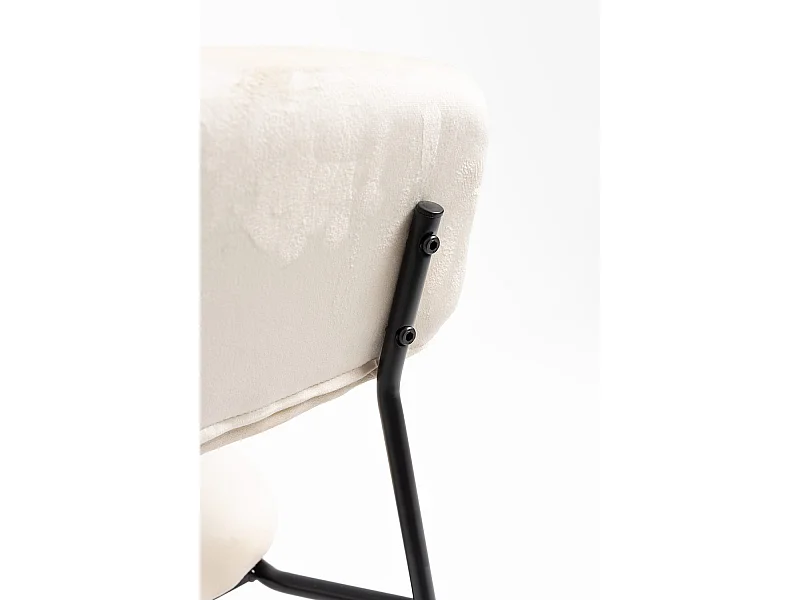 Sillas Comedor - Silla Vius Black Terciopelo - Beige