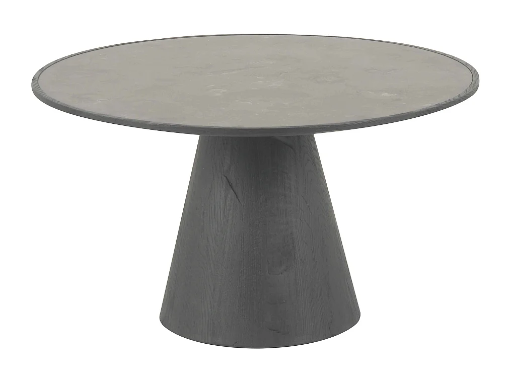 Tavolino in rovere e pietra blu L70 cm - MAFRA