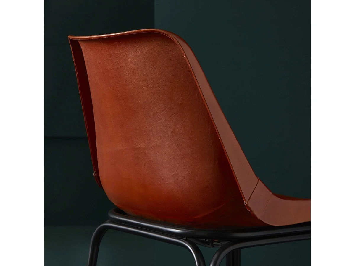 Silla de cuero L45 cm - ROCKIE