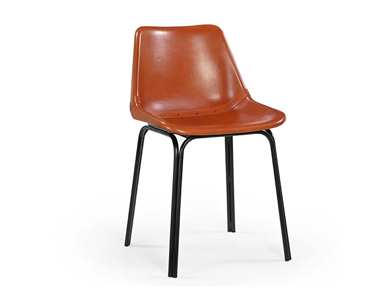 Chaise en cuir L45 cm - ROCKIE