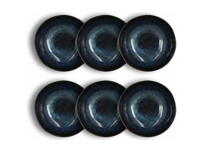 Ogo Living - Lot 6 Coupelles Costa 17.5cm En Gres Bleu