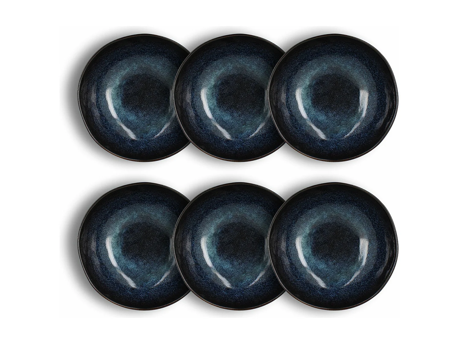 Ogo Living - Lot 6 Coupelles Costa 17.5cm En Gres Bleu