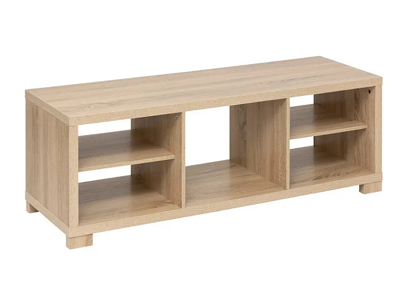 Meuble TV Avec Étagères "Bivoak" 120cm Naturel