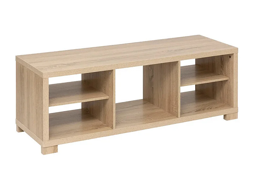 Meuble TV Avec Étagères "Bivoak" 120cm Naturel