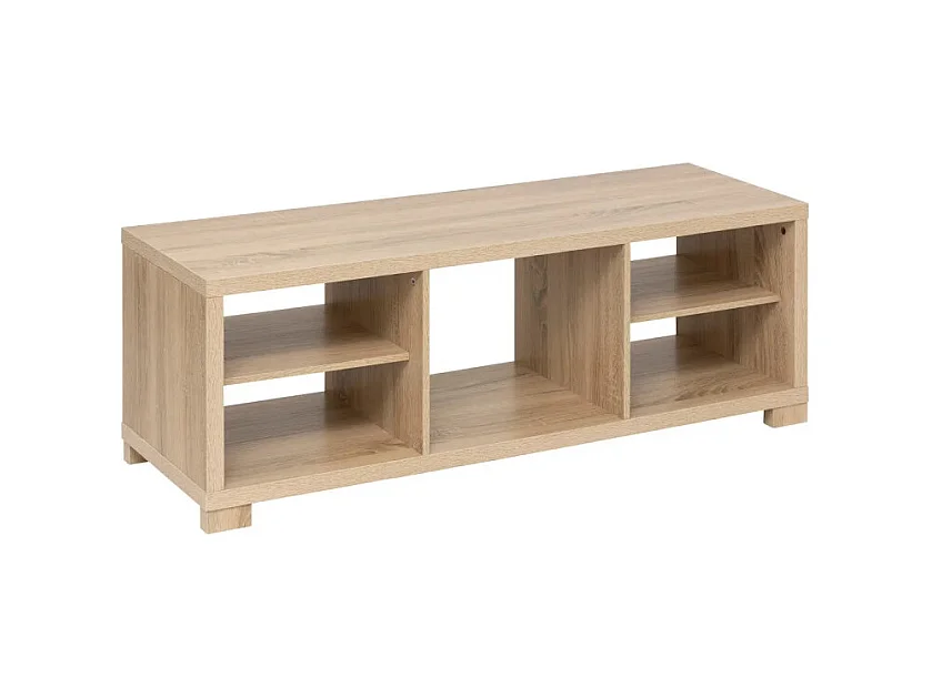 Meuble TV Avec Étagères "Bivoak" 120cm Naturel