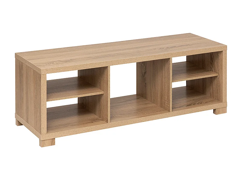 Meuble TV Avec Étagères "Bivoak" 120cm Naturel