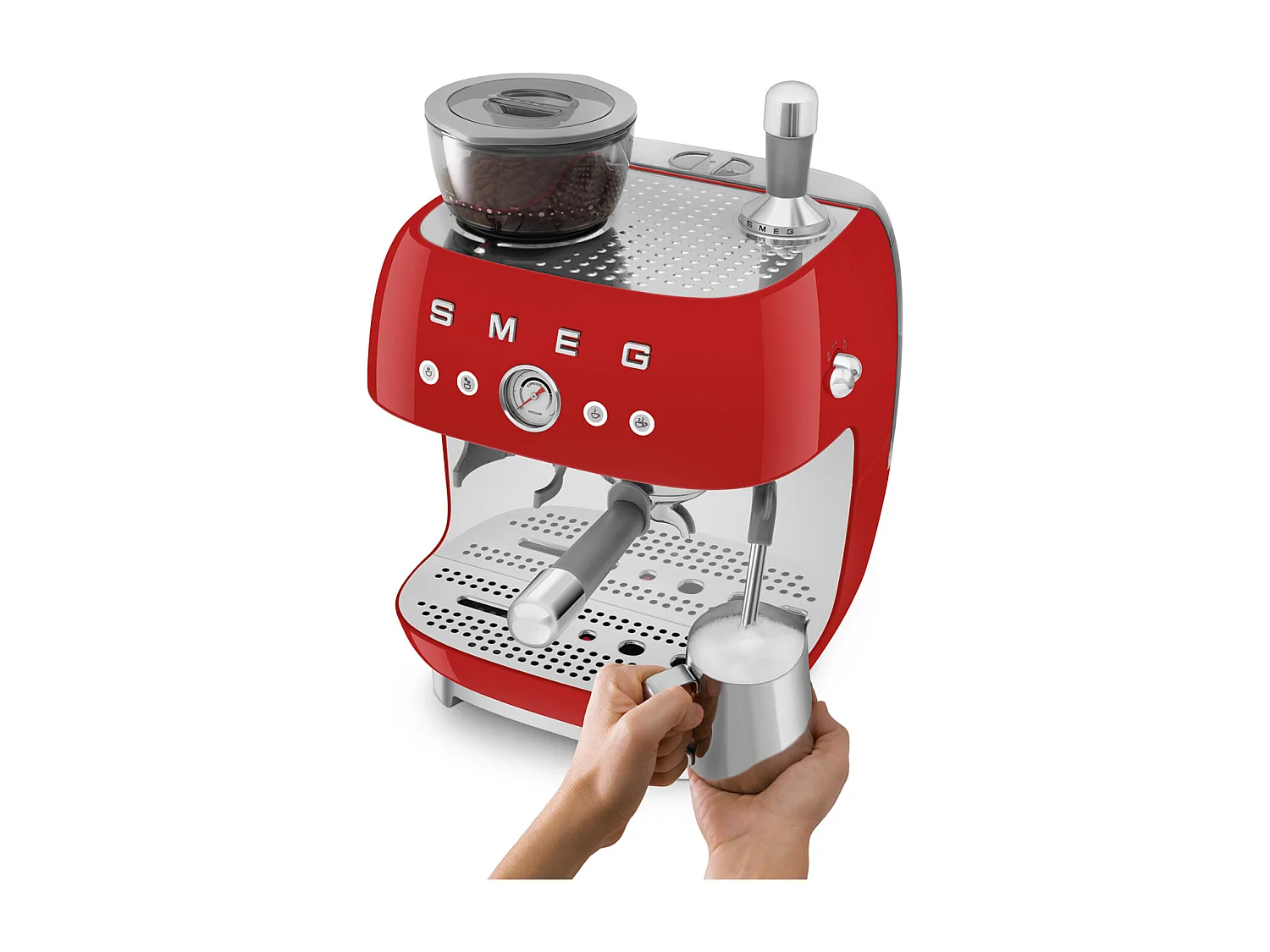 Smeg Robot café 20 bars rouge - EGF03RDEU