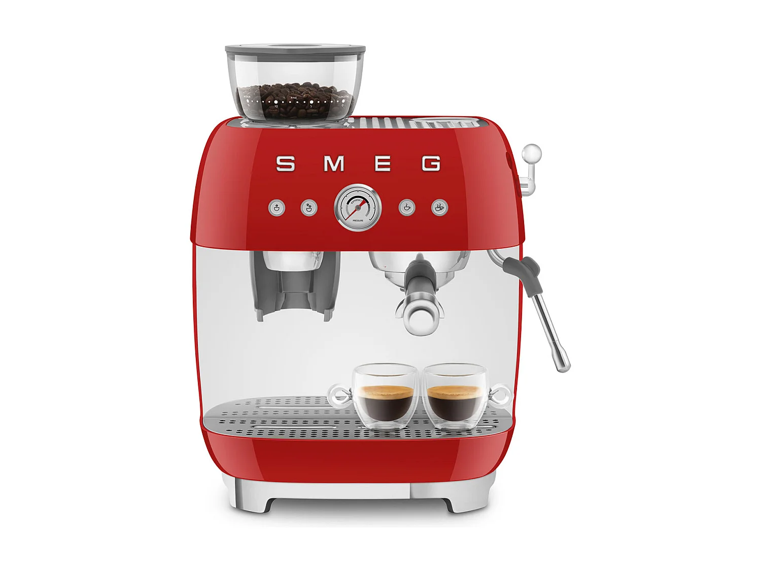 Smeg Robot café 20 bars rouge - EGF03RDEU