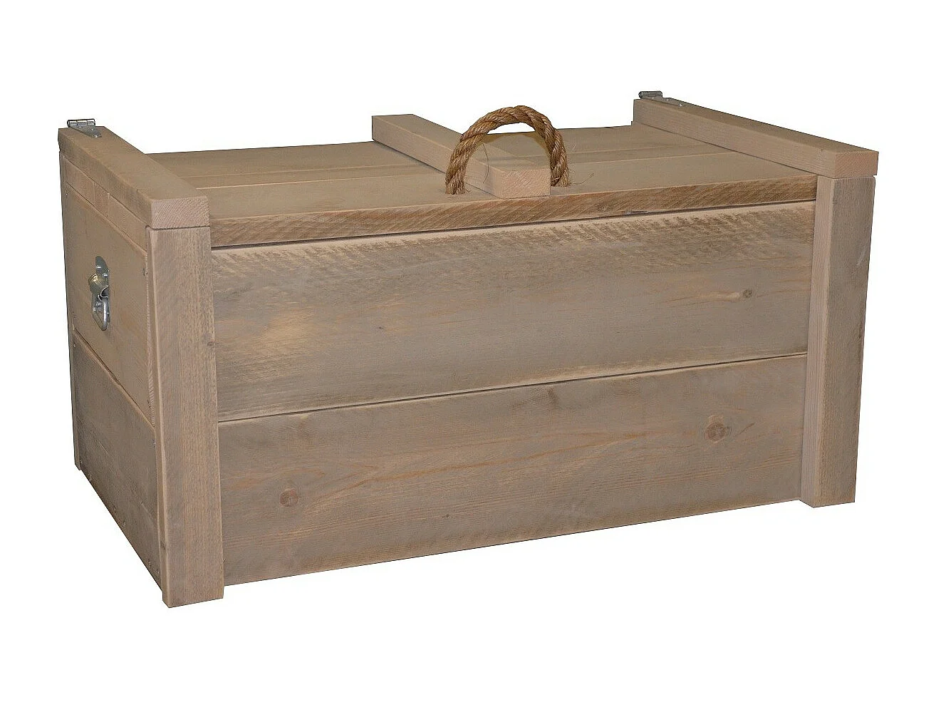 Wood4you - Coffre à jouets Armée Echafaudage bois