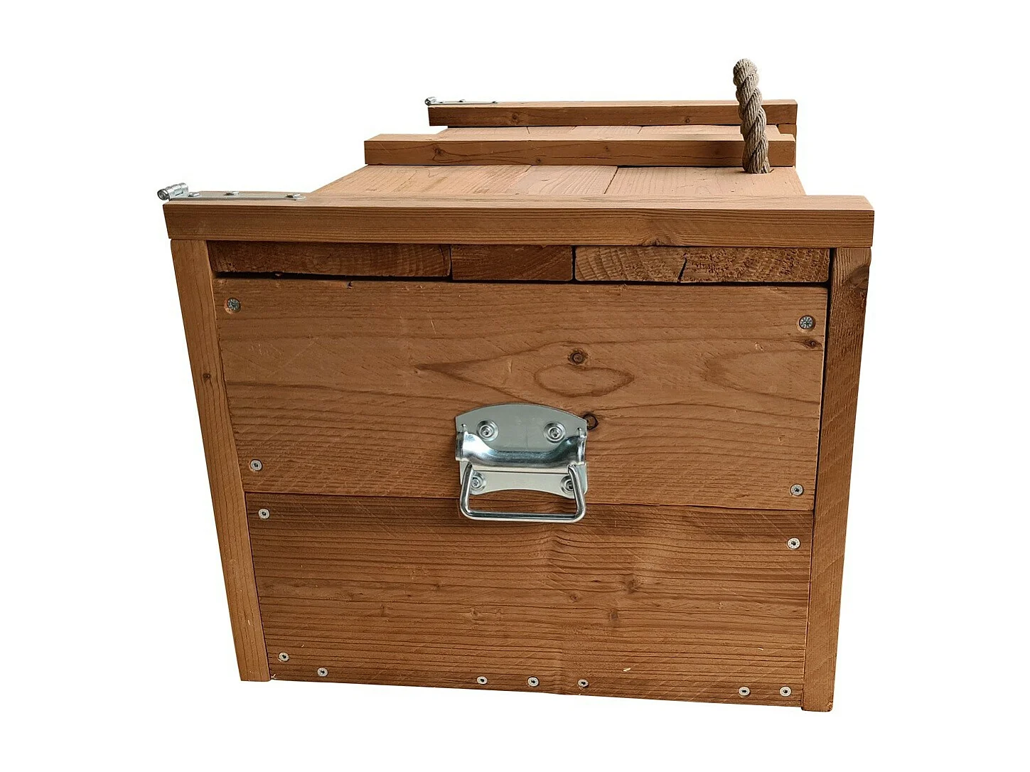 Wood4you - Coffre à jouets Armée Echafaudage bois