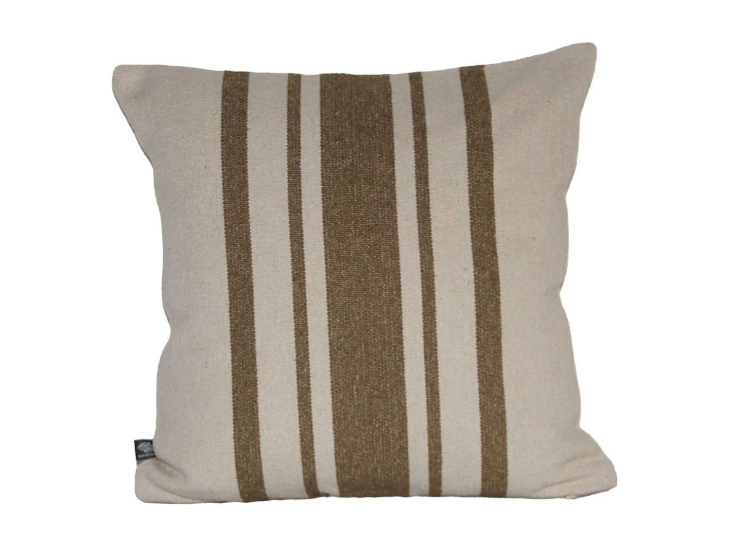 Cojín grueso de algodón de estilo rústico.