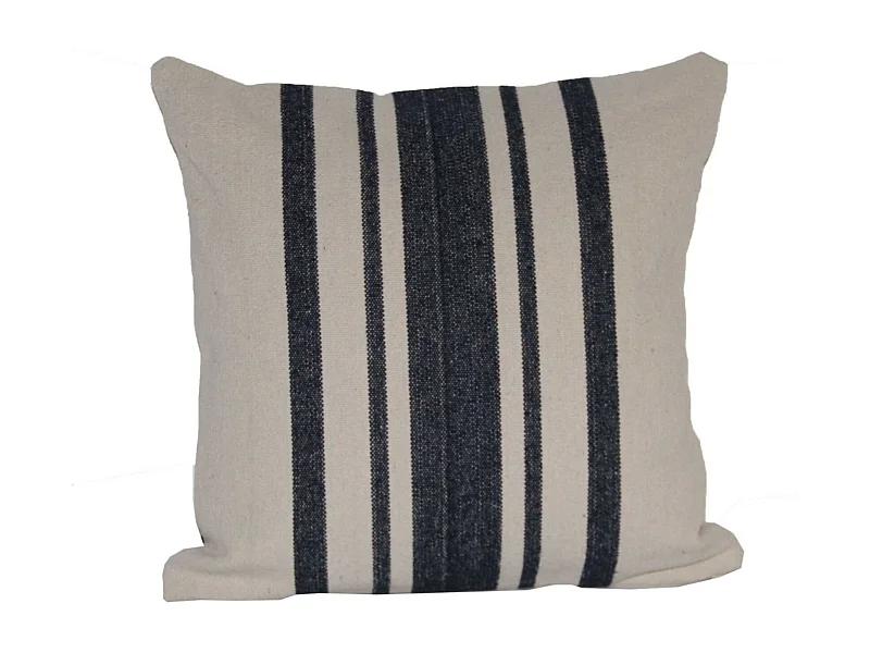 Cojín grueso de algodón de estilo rústico.