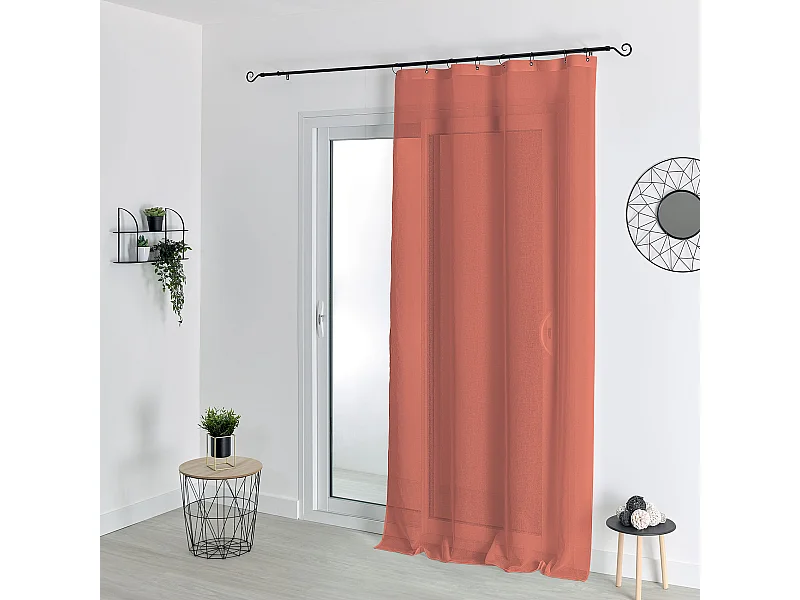 Voile mit abnehmbaren schwarzen Ringen