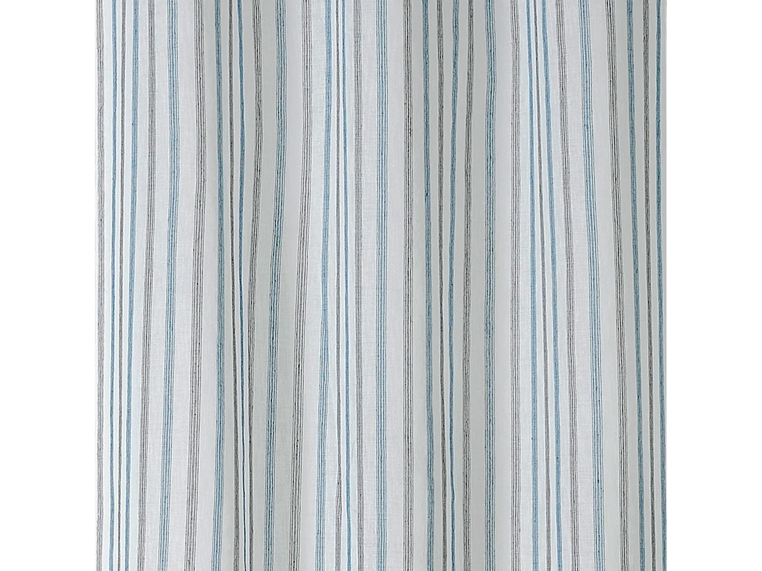 Voilage tamisant et irrégulier à rayures