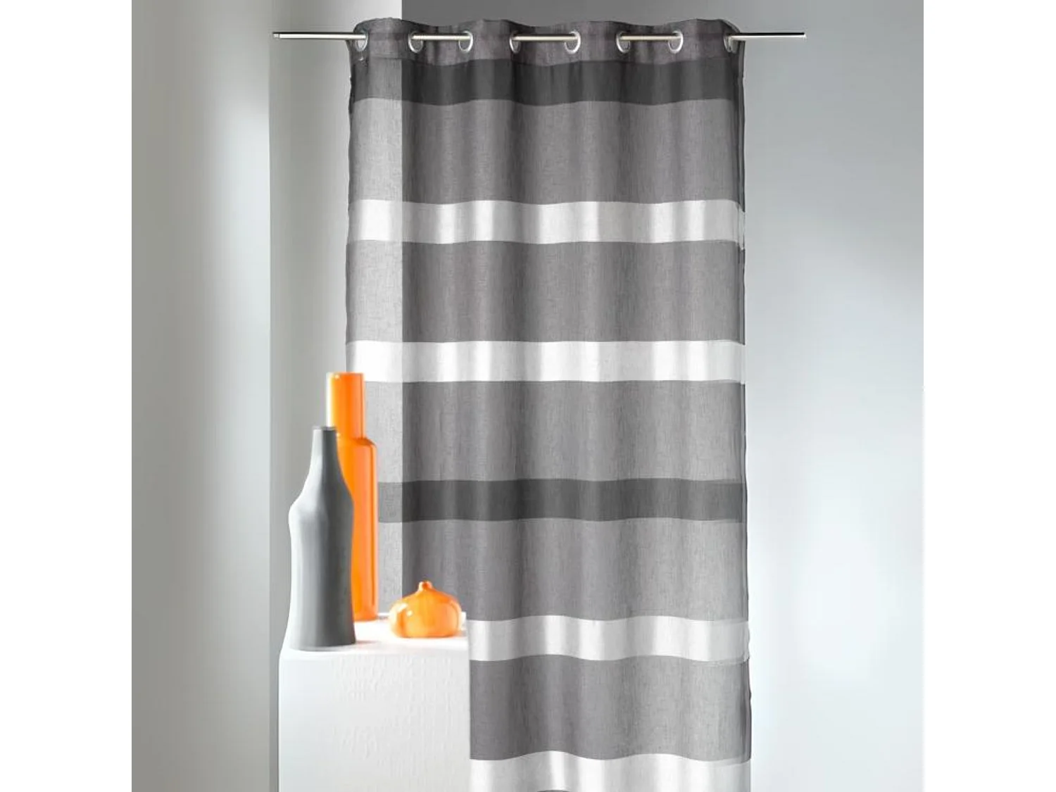 Visillo a rayas horizontales diseño