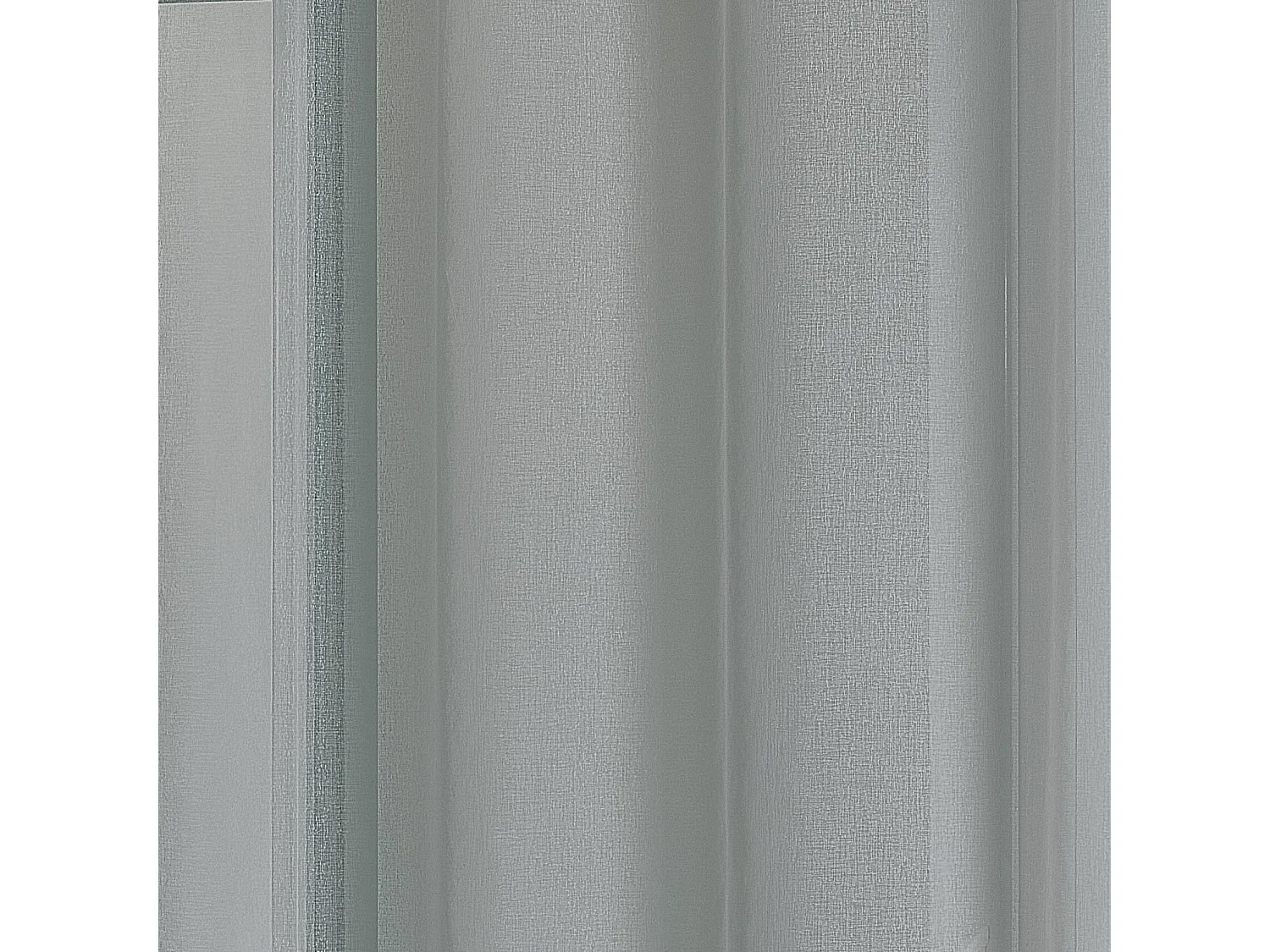 Voilage à anneaux noirs amovibles