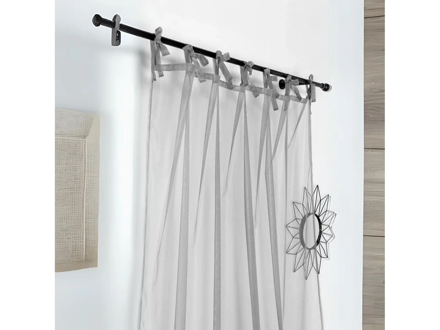 Voilage à effet filet