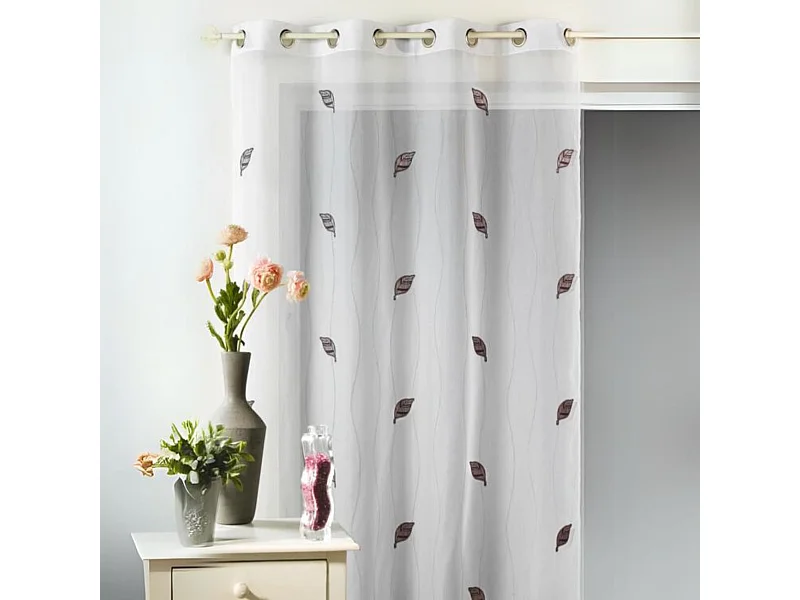 Fertigvorhang "Blätter"