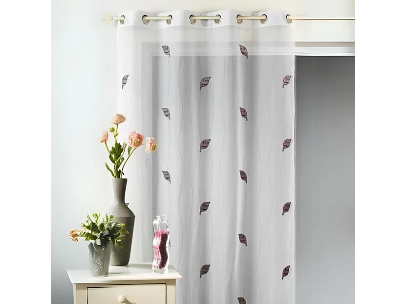 Fertigvorhang "Blätter"