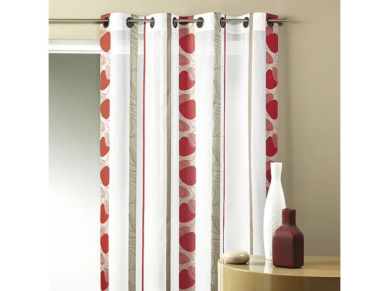 Voilage en jacquard fantaisie