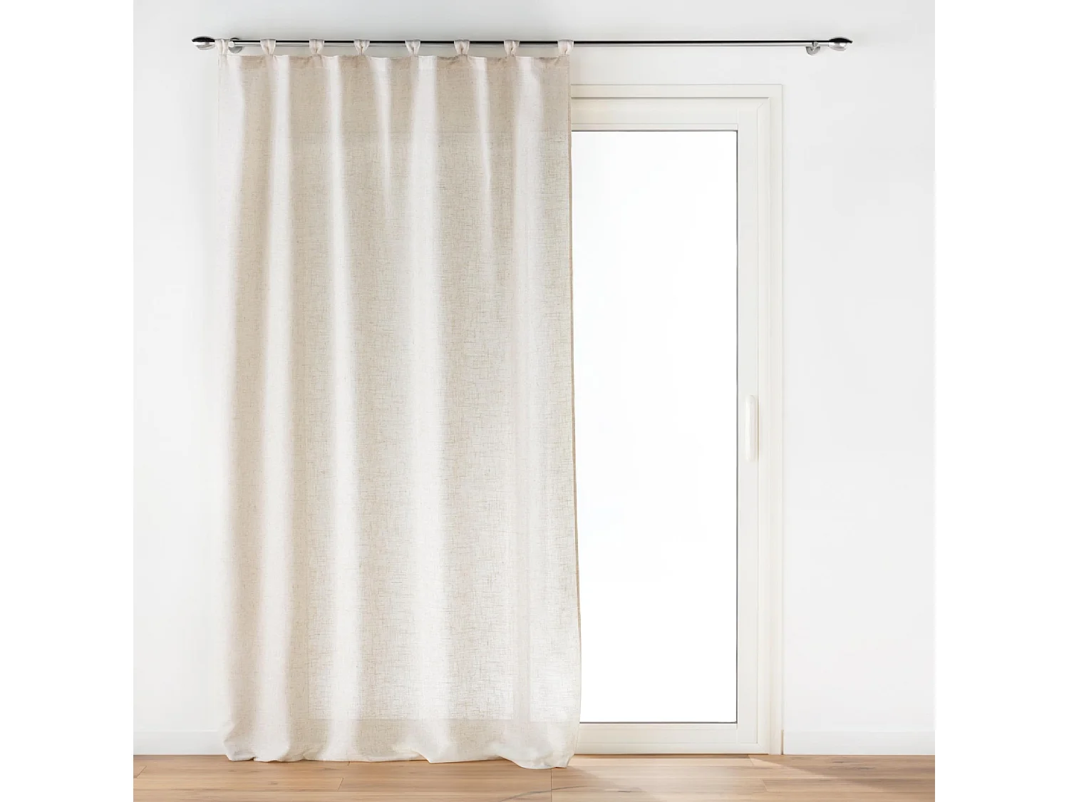 Rideau à Passants "Pauline" 140x240cm Naturel
