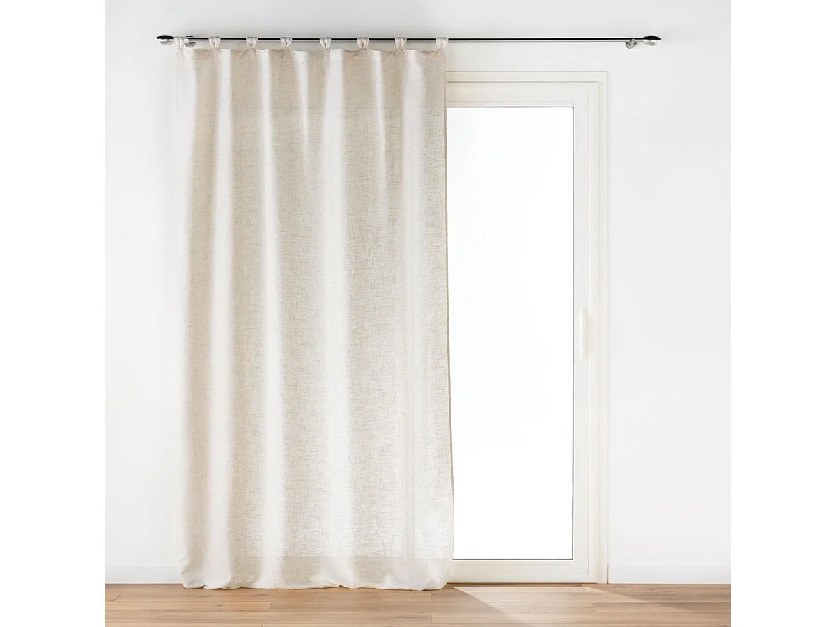 Rideau à Passants "Pauline" 140x240cm Naturel