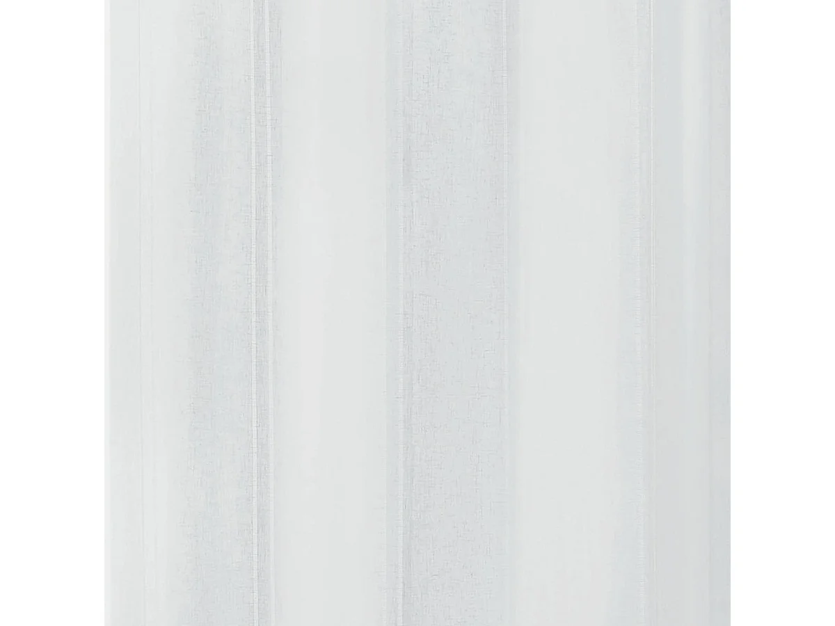 Voilage en Poly/Lin et Oeillets en Alu Brossé