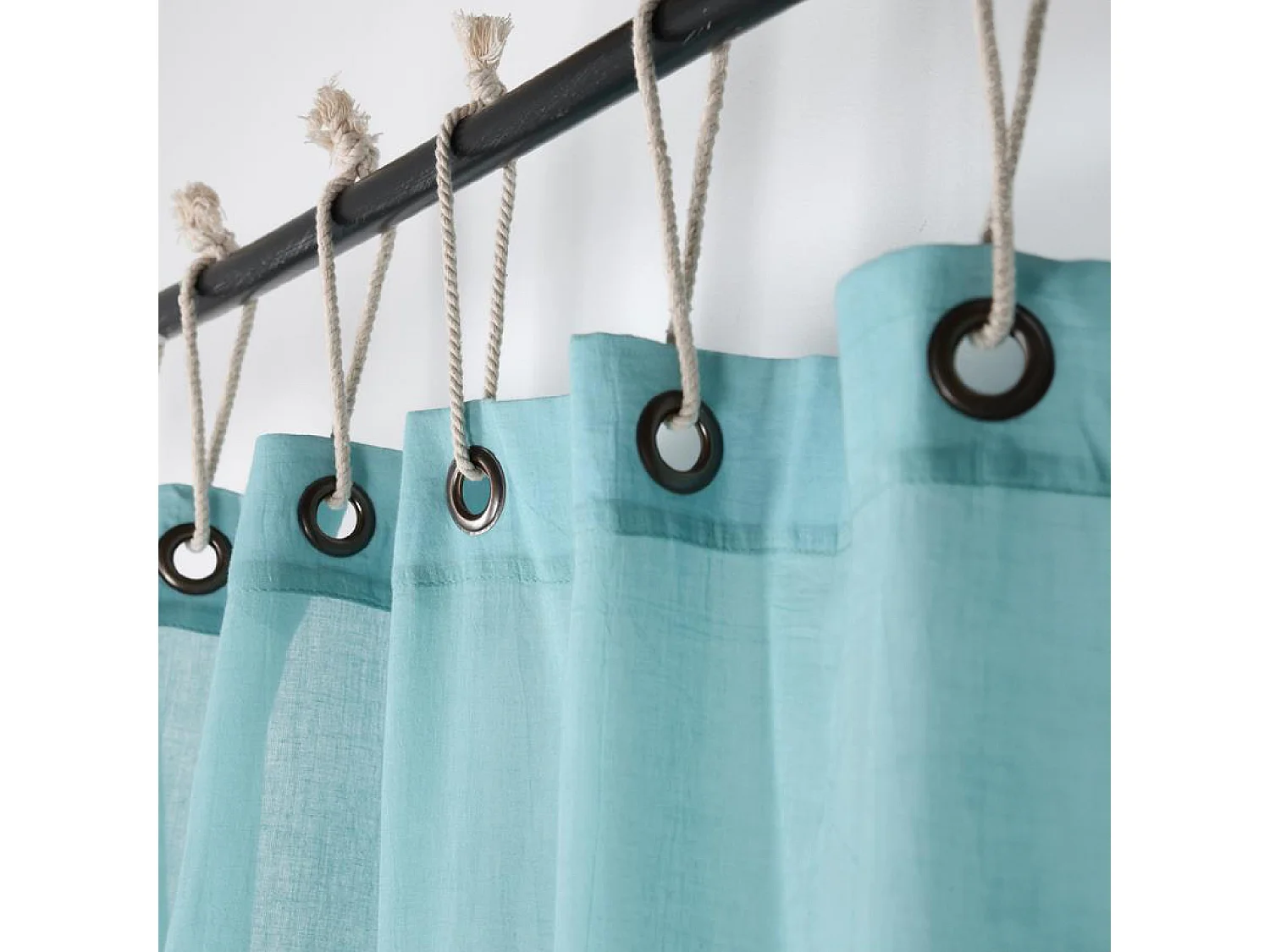 Visillo Estilo Marino con Motivos de Peces