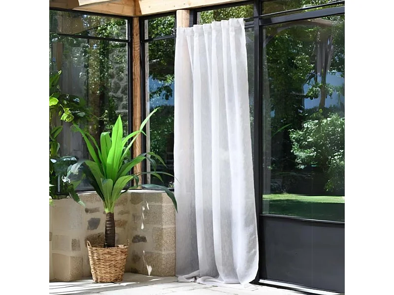 Visillo tamizante con pestañas ocultas