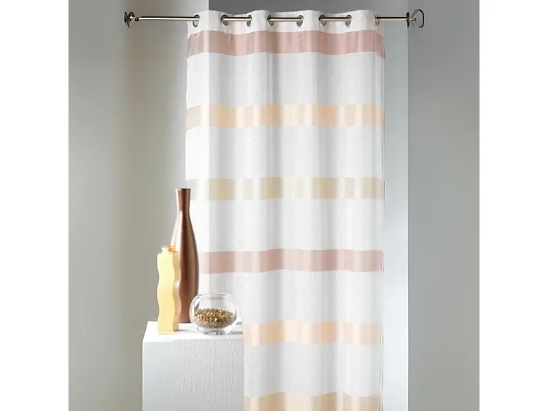 Visillo a rayas horizontales diseño