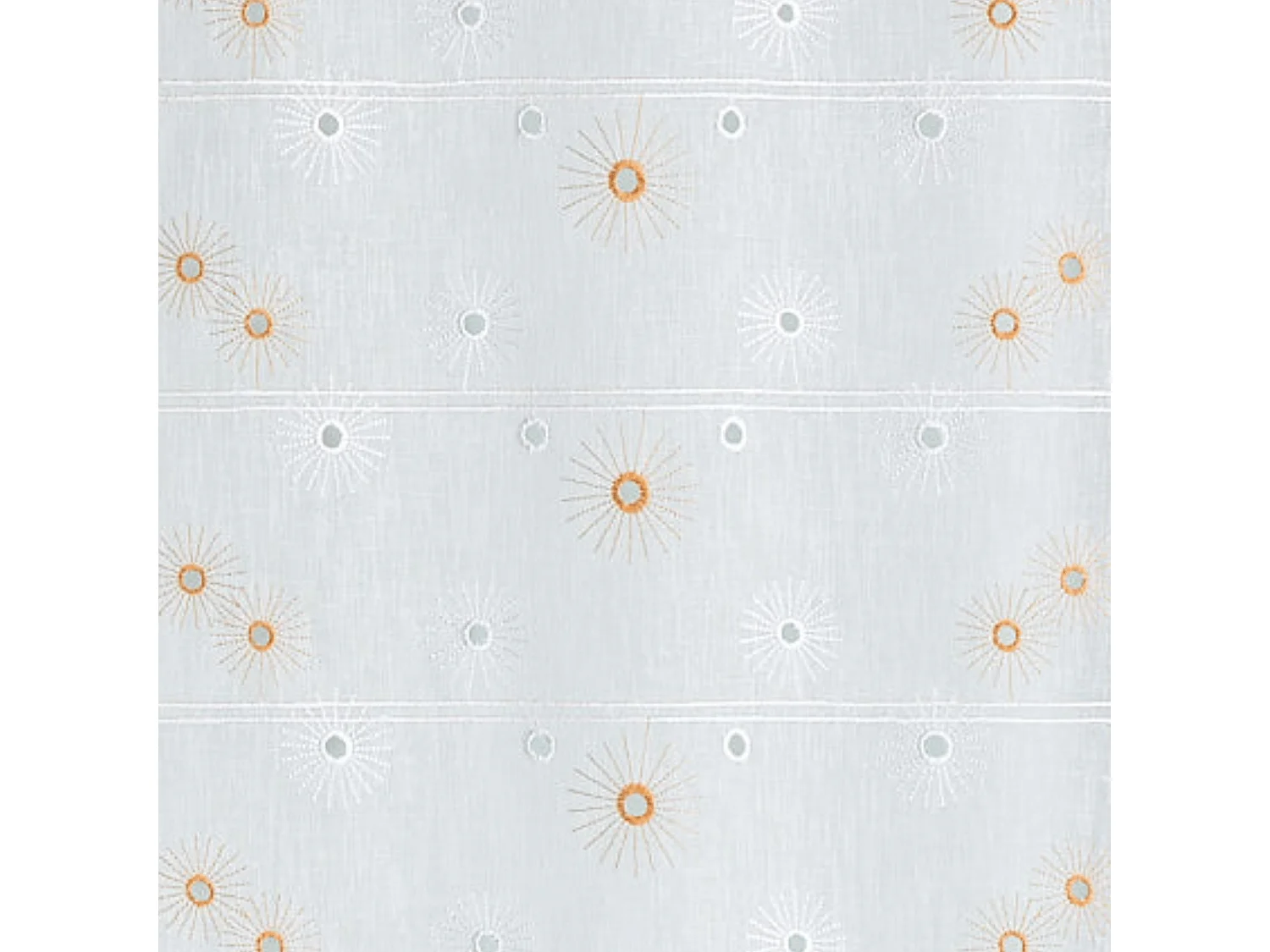 Modulable brodé à fleurs coloris orange