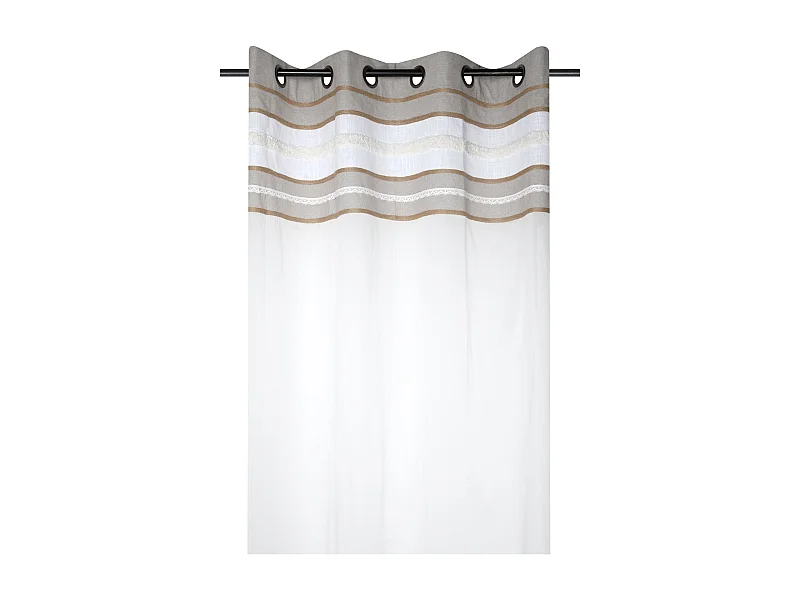 Voilage tamisant esprit campagne chic