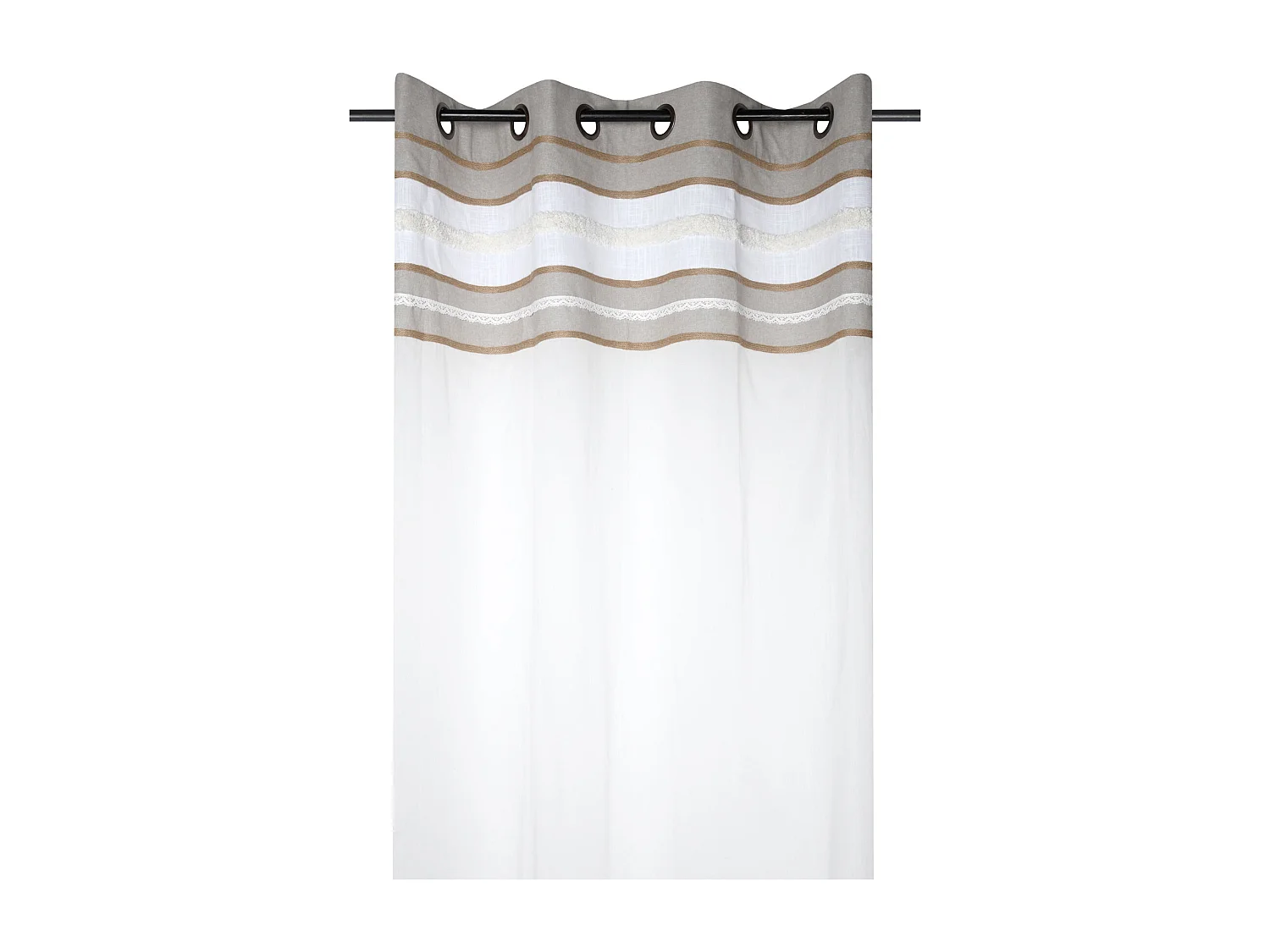 Voilage tamisant esprit campagne chic