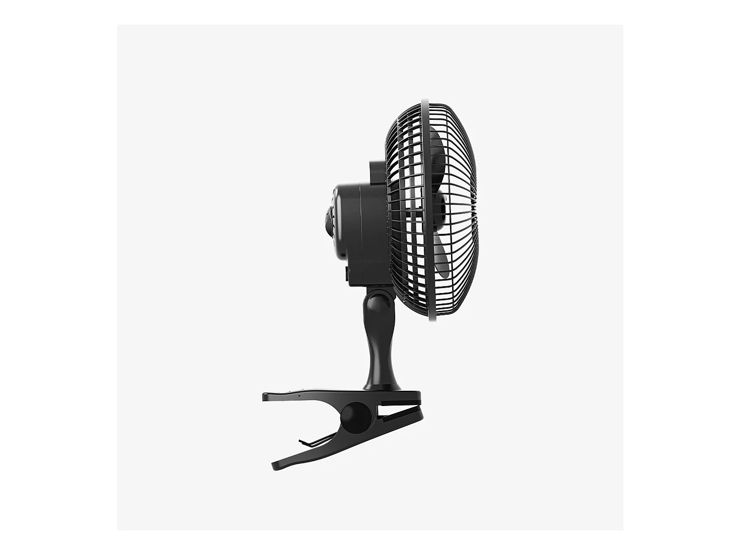 Pro Breeze Ventilateur à clip mini 6 - ultra silencieux et haute puissance - noir