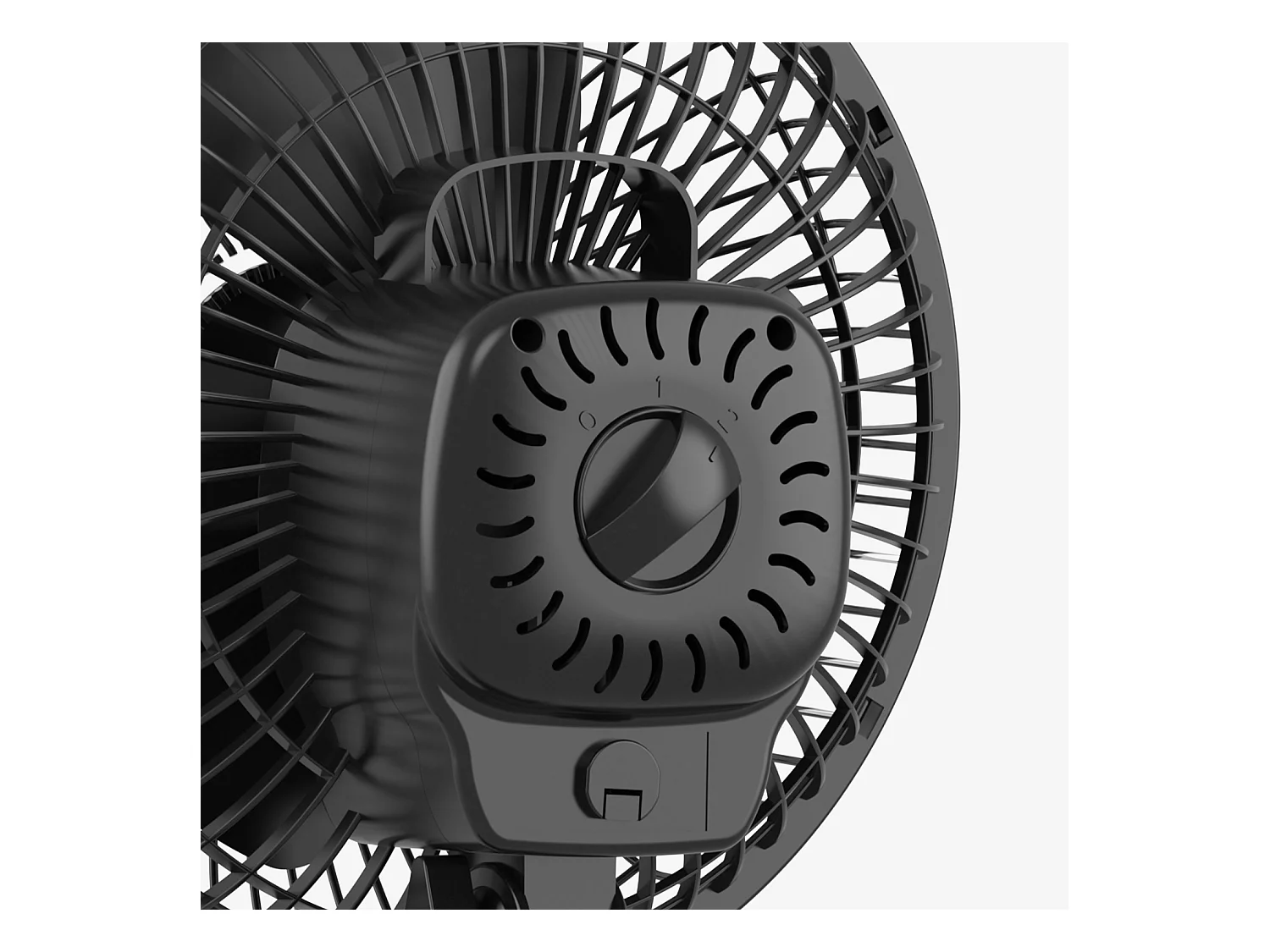 Pro Breeze Mini-Clip-Ventilator 6 - ultra leise und leistungsstark - schwarz