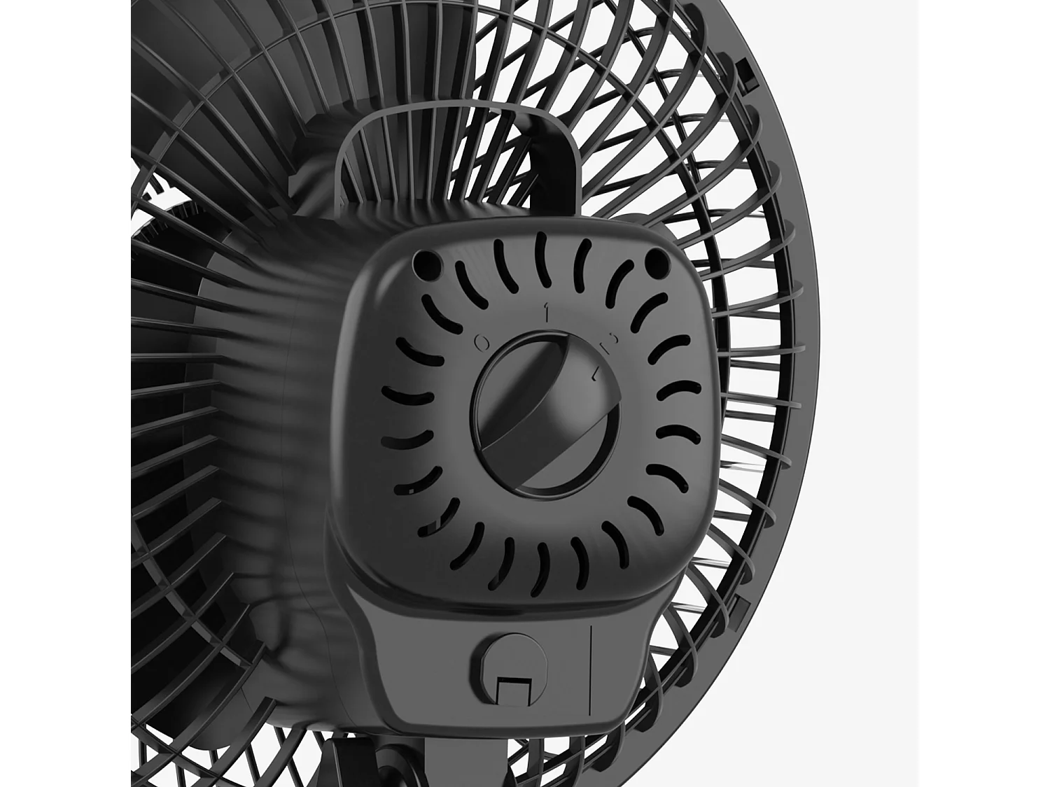 Pro Breeze Mini-clipventilator 6 - ultrastil en krachtig - zwart