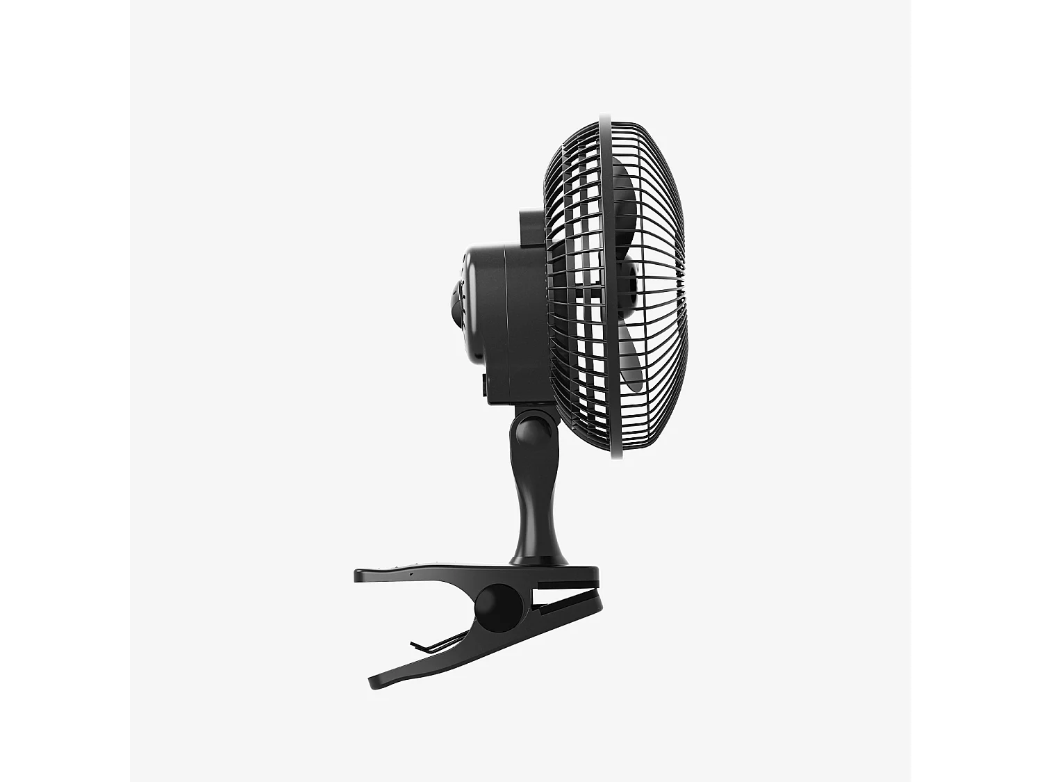 Ventilador de clipe Mini 6 - ultra silencioso e de alta potência - preto