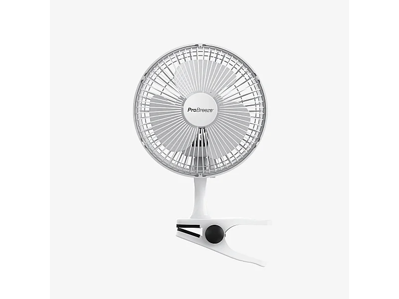 Pro Breeze Ventilateur à clip mini 6 - ultra silencieux et haute puissance